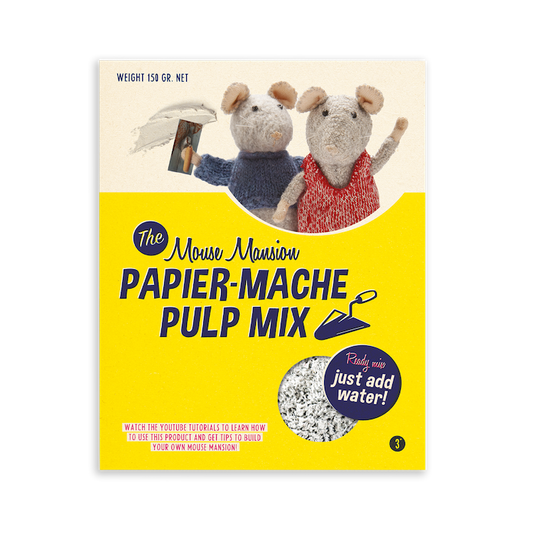 Papier Mache Pulp Mix - Het Muizenhuis