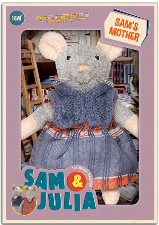 Knuffel Muis Sam's Moeder - Het Muizenhuis