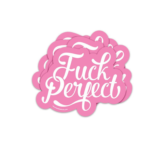 Sticker Fuck perfect Sticker XL FUCK PERFECT