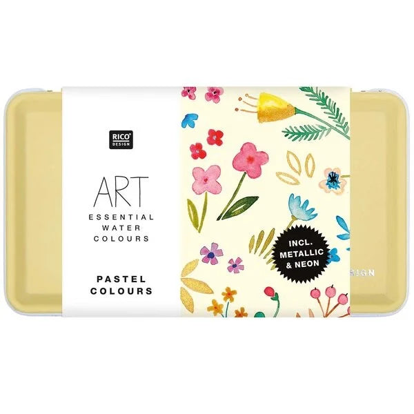 ART Essential Aquarell set 12 kleuren Pastel - Rico Design