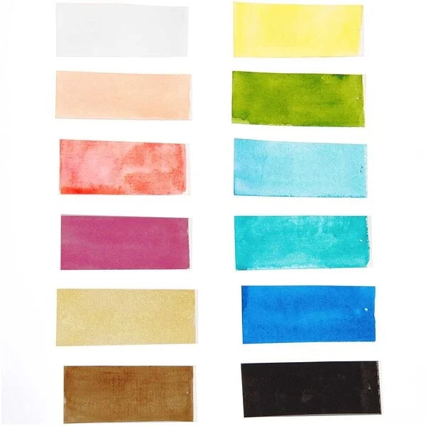 ART Essential Aquarell set 12 kleuren Pastel - Rico Design