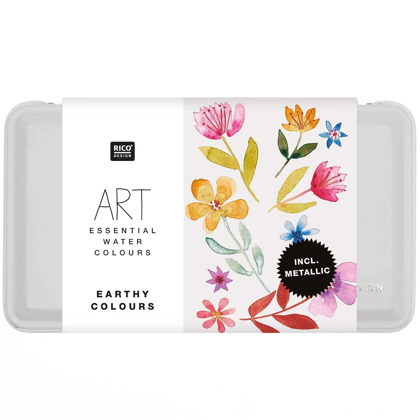 ART Essential Aquarell set 12 kleuren Earthy - Rico Design