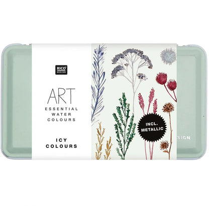 ART Essential Aquarell set 12 kleuren Icy - Rico Design