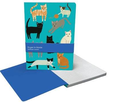 A5 softback journal pretty paws