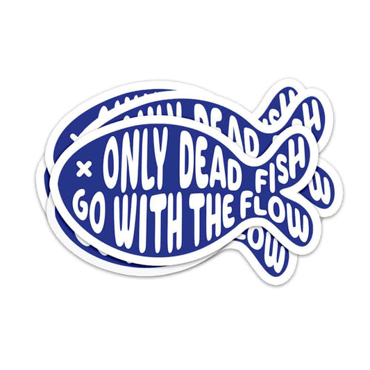 Sticker Only dead fish Sticker XL ONLY DEAD FISH