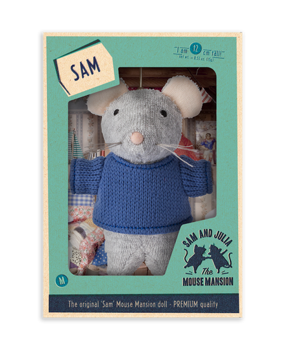 Knuffel muis Sam - Het Muizenhuis