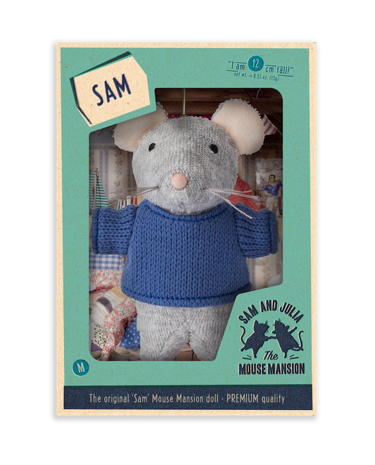 Knuffel muis Sam - Het Muizenhuis